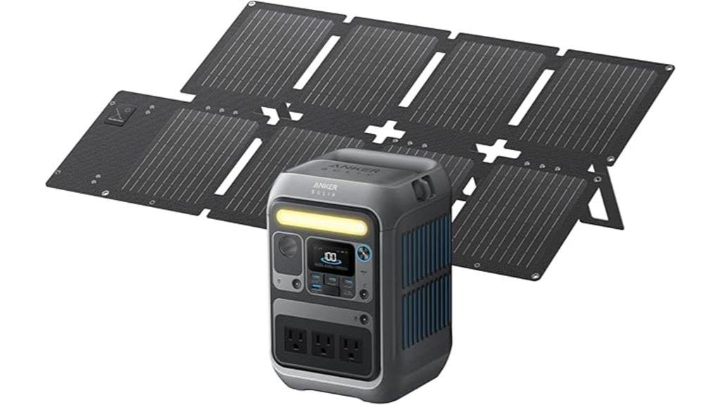 portable solar generator bundle