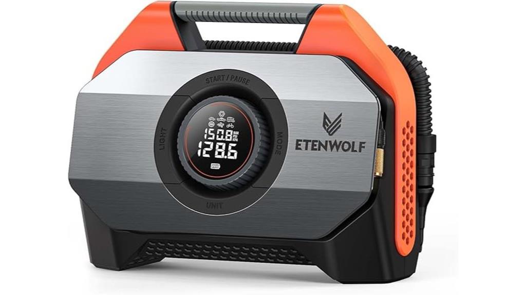 portable tire inflator compressor