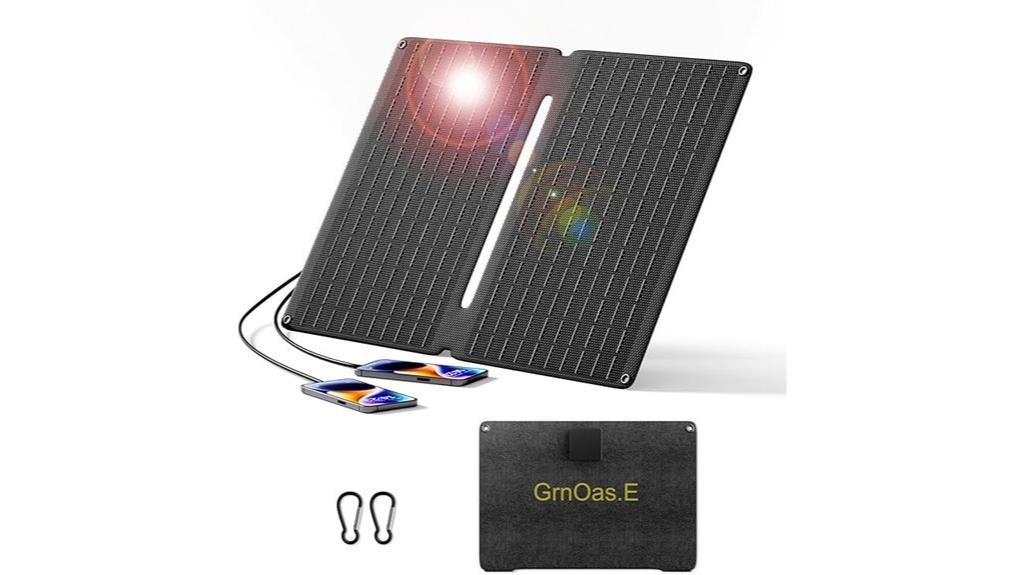 portable waterproof foldable solar