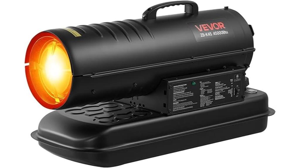 powerful 45 000 btu heater
