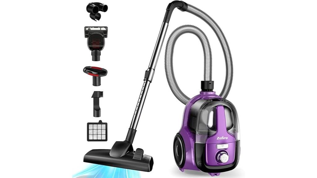 powerful bagless carpet vacuum