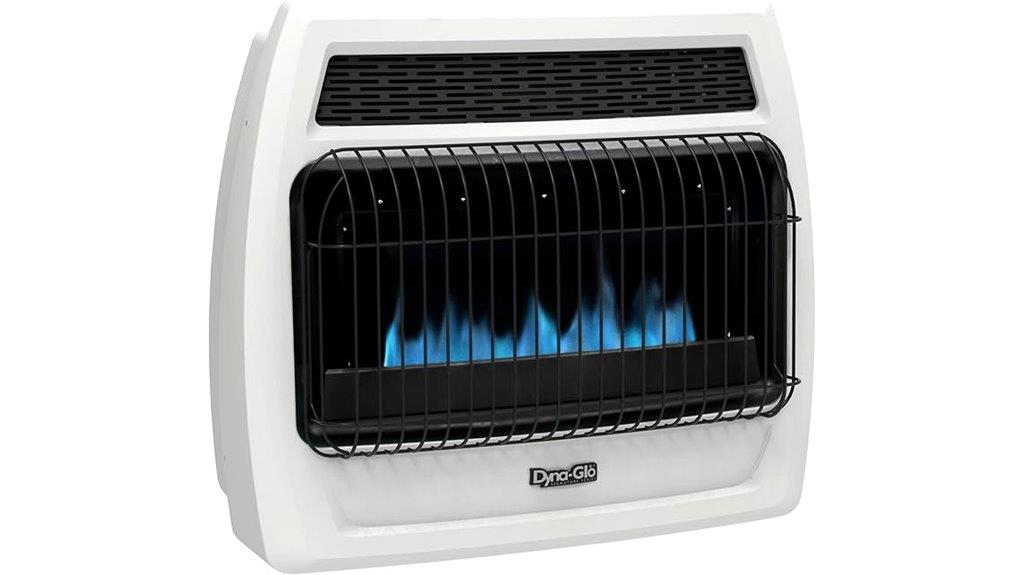 powerful blue flame heater