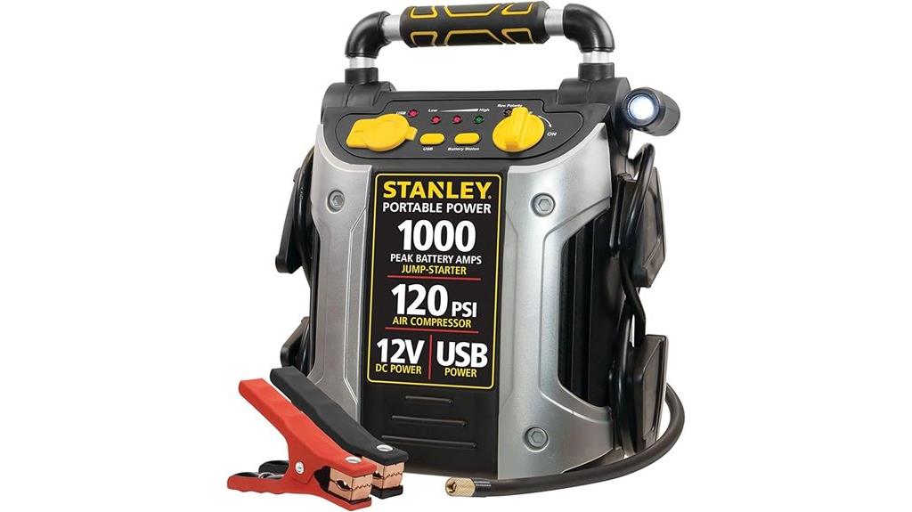 powerful jump starter compressor