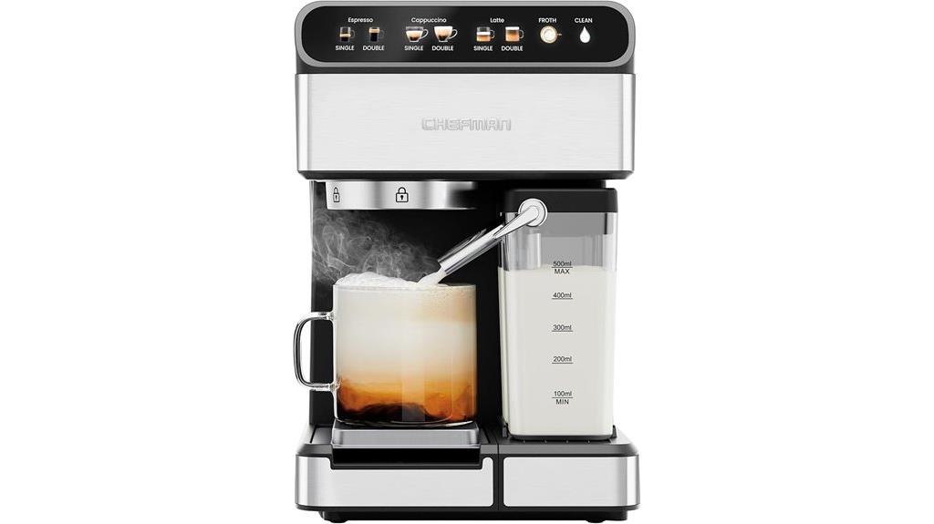 premium espresso brewing appliance