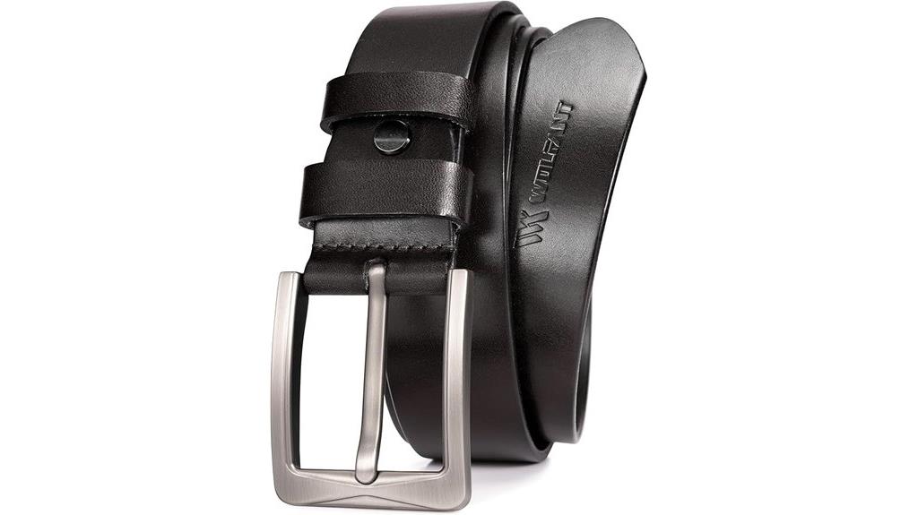 premium men s leather belt