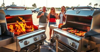 premium tailgating grill selection