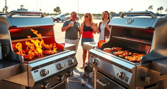 premium tailgating grill selection