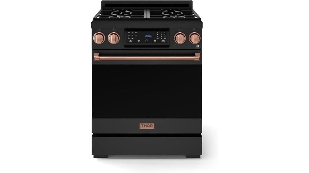 professional 30 inch propane range