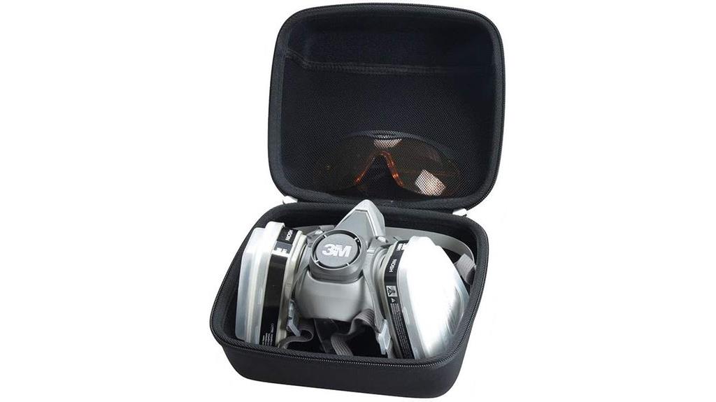 protective respirator travel case