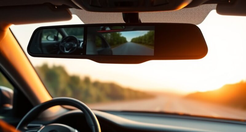 rear view mirror dash cam combos
