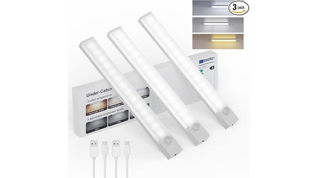 rechargeable cabinet motion lights