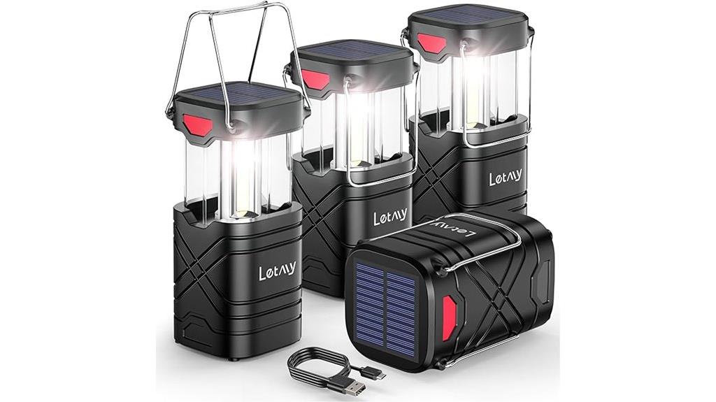 rechargeable camping lanterns pack