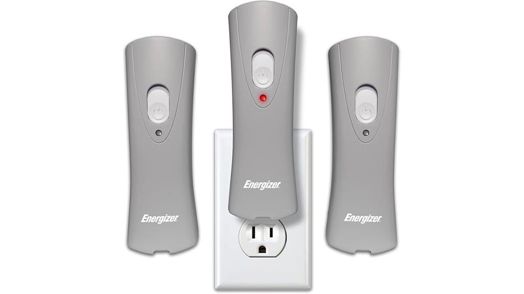 rechargeable flashlights pack of three