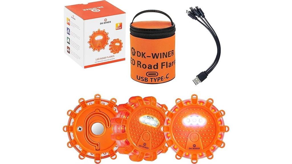 rechargeable led flare kit