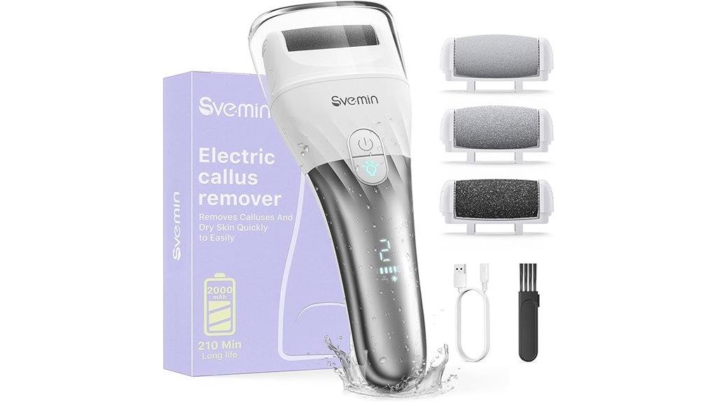 rechargeable pedicure kit with digital display