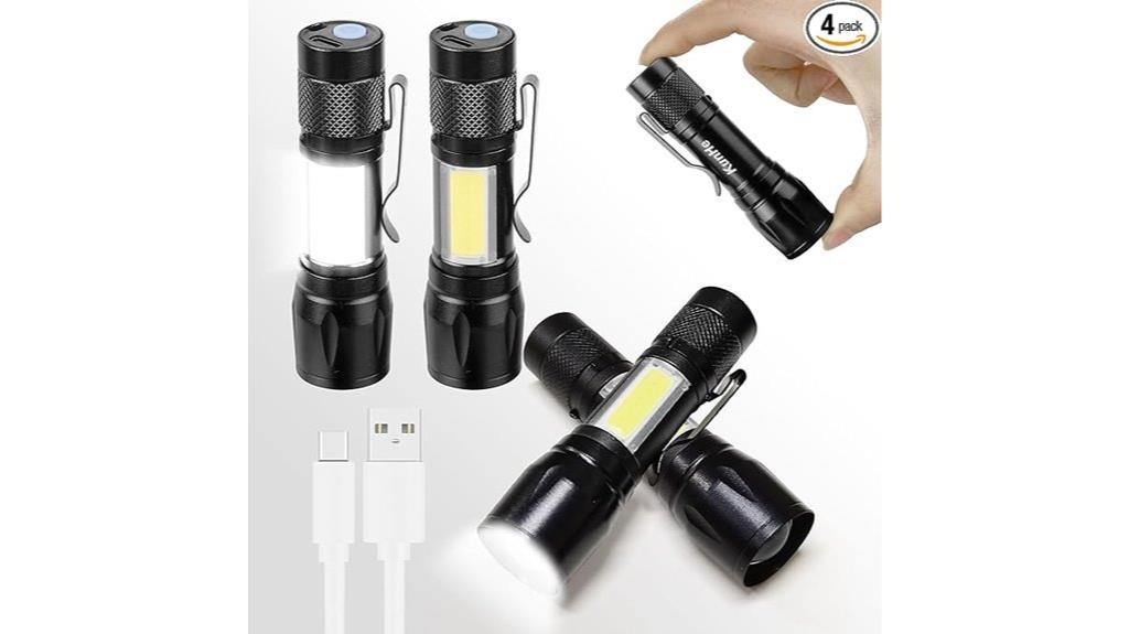 rechargeable usb c flashlights