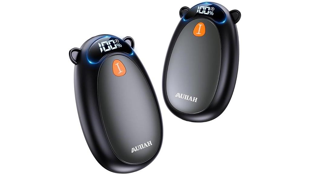 rechargeable warmers with display