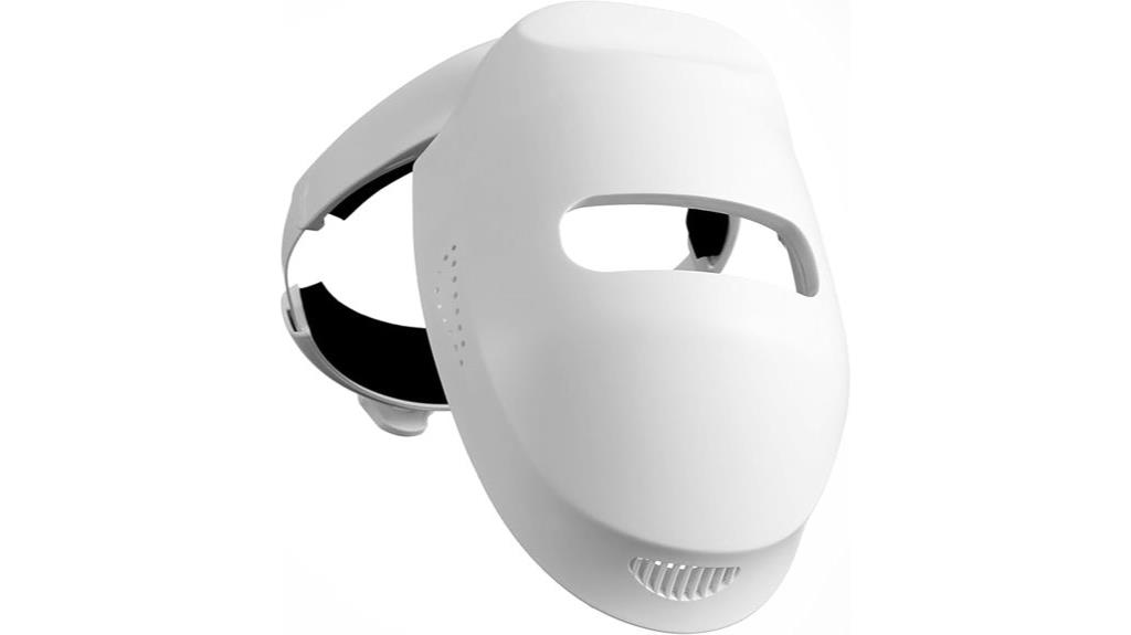 red light facial mask