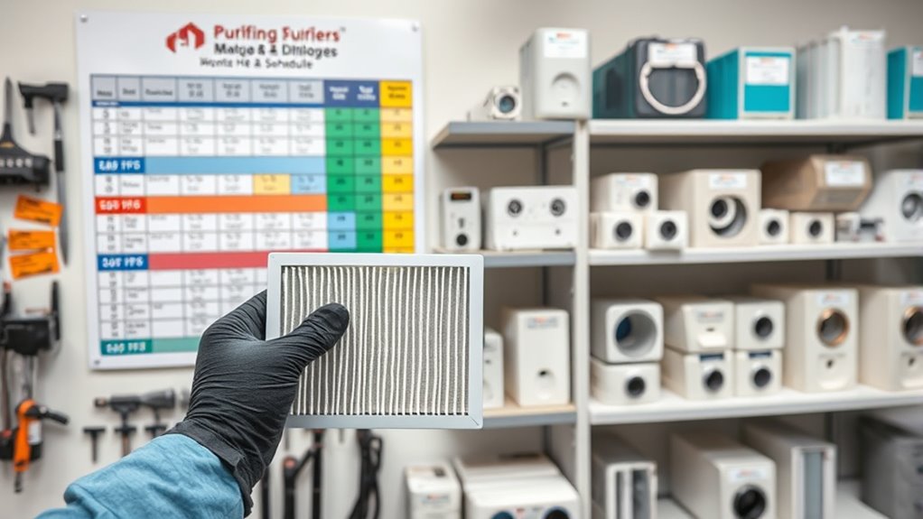 regular filter and purifier maintenance