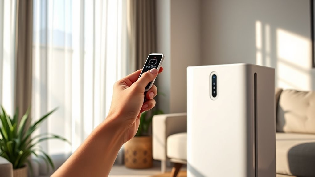 remote control air quality management