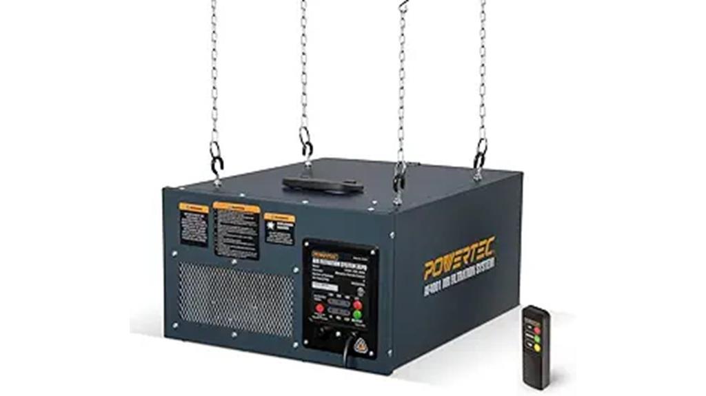 remote controlled air filtration