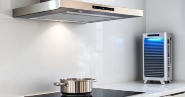 removing kitchen air pollutants