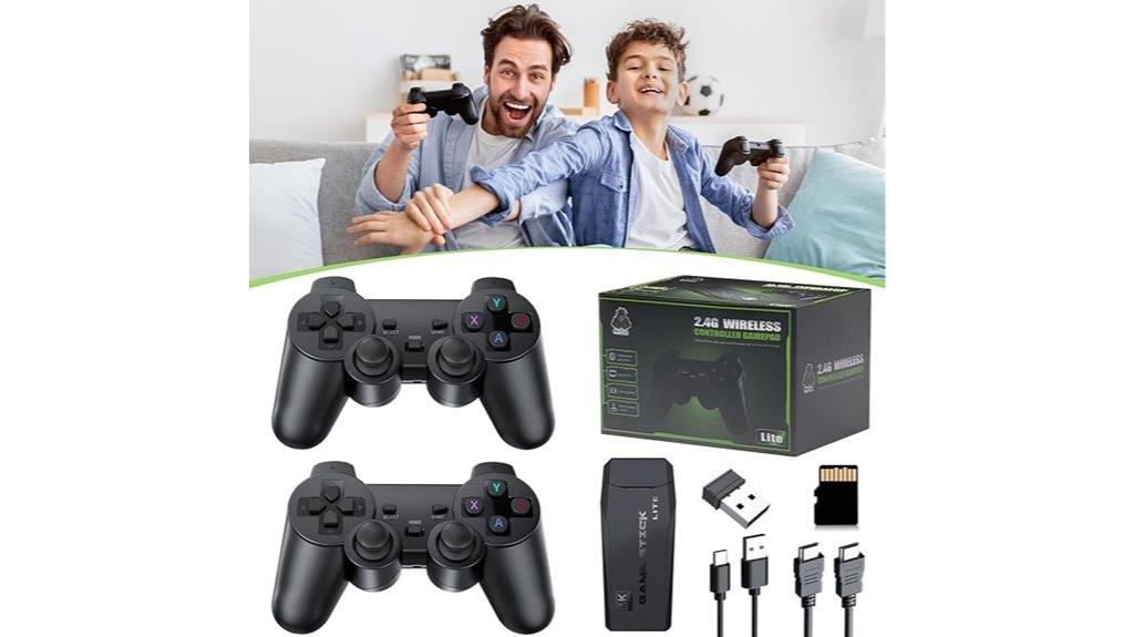 retro console with thousands
