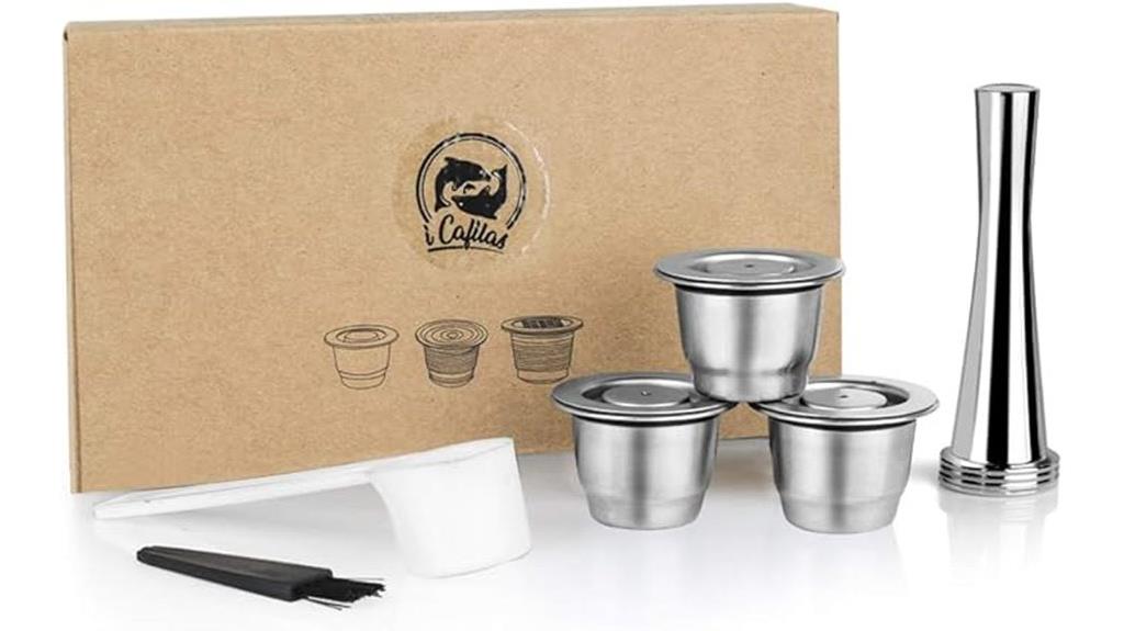 reusable stainless steel capsules