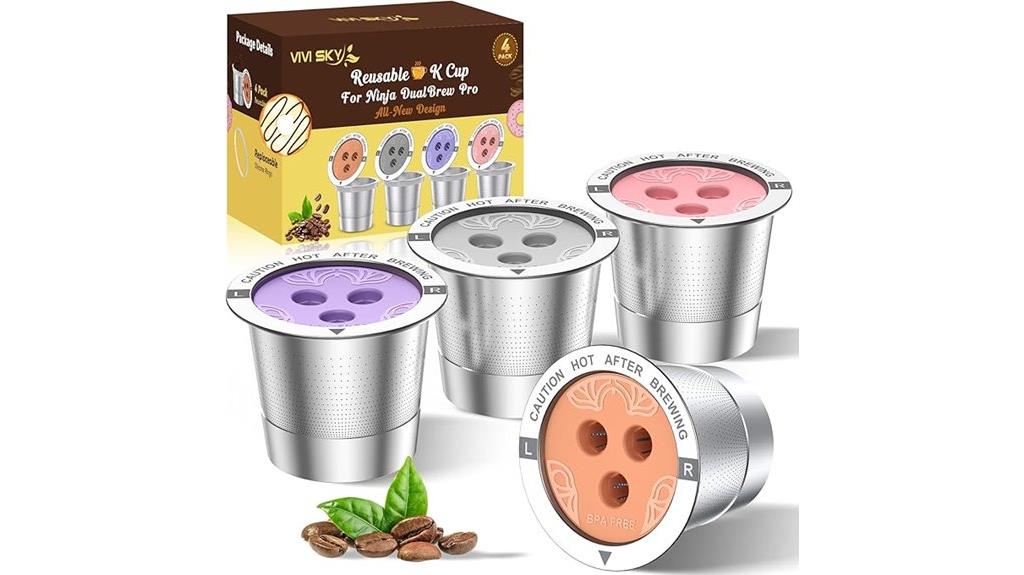 reusable stainless steel coffee pods