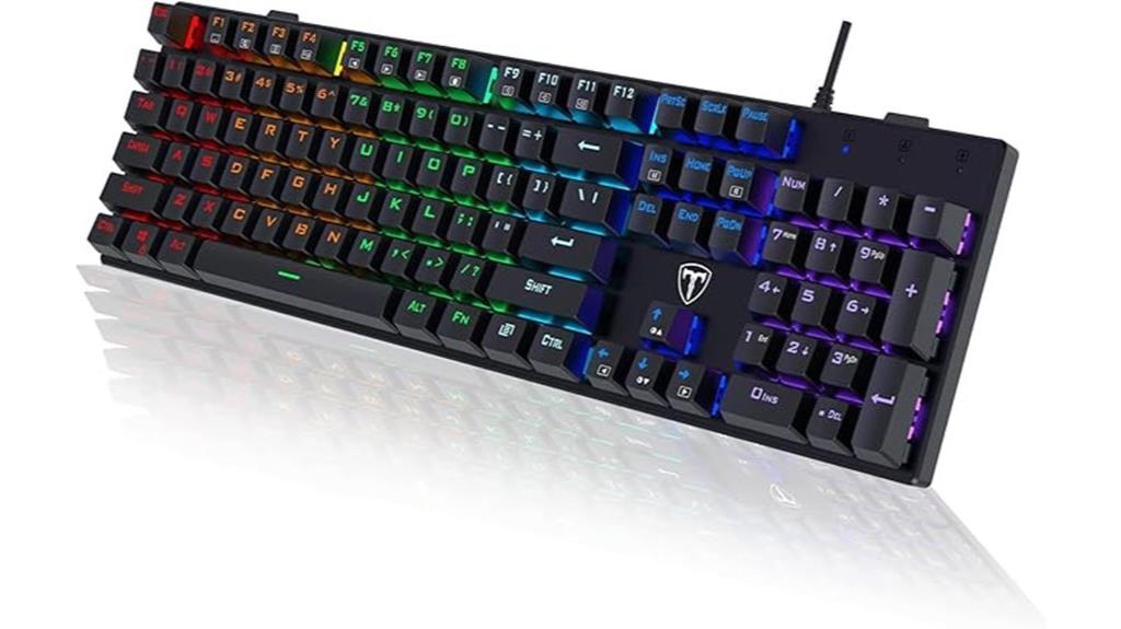 rgb blue switch keyboard