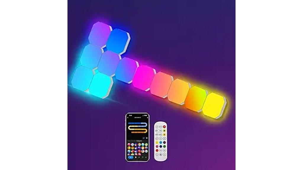 rgb hexagon gaming lights