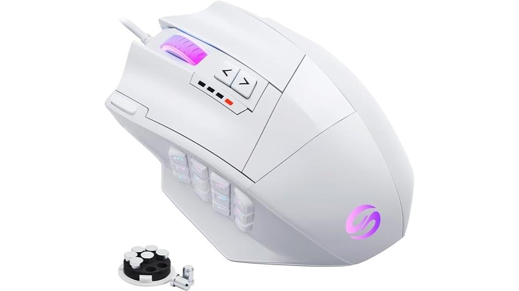 rgb wired gaming mouse