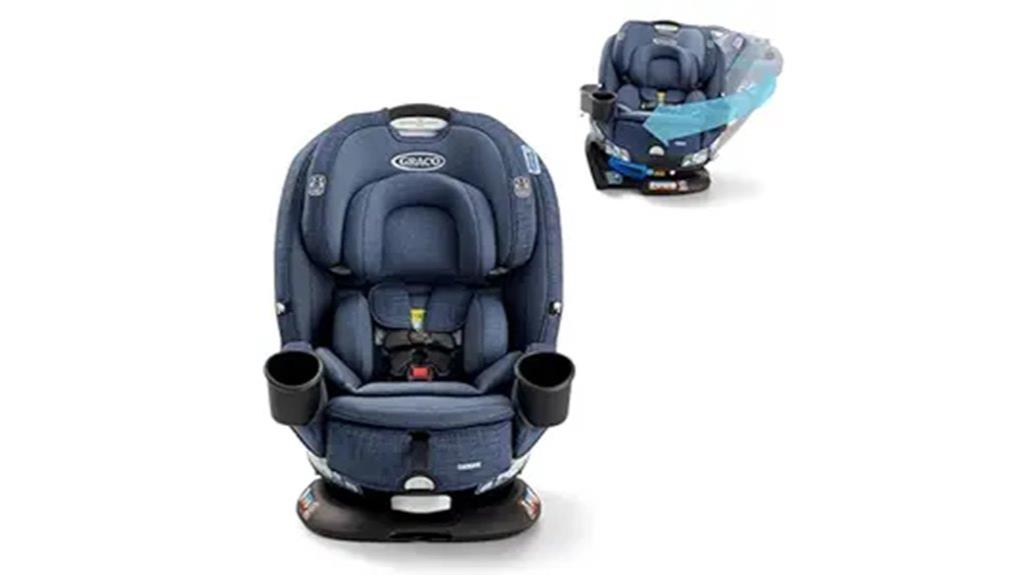 rotating convertible car seat