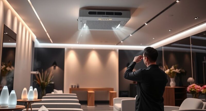 salon air quality control