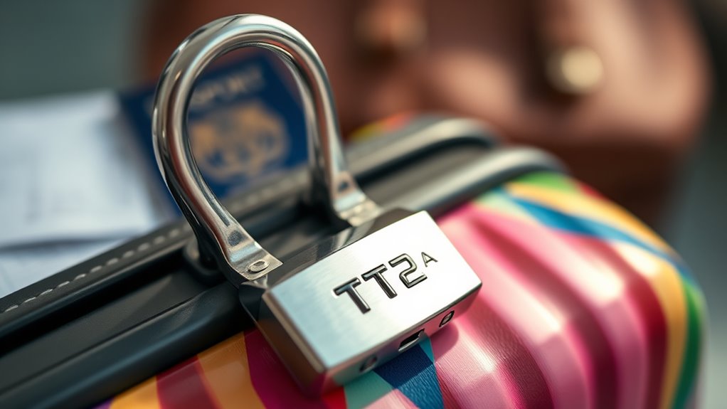 secure durable travel locks