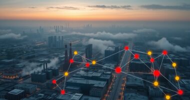 sensor network pollution triangulation