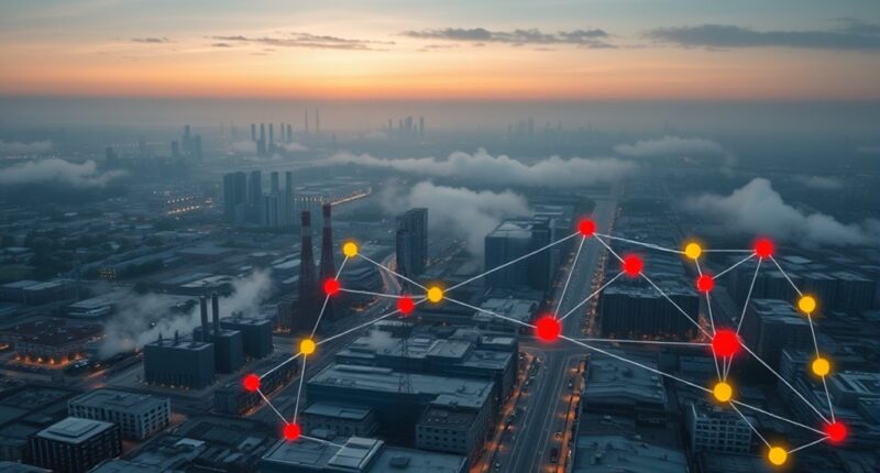 sensor network pollution triangulation