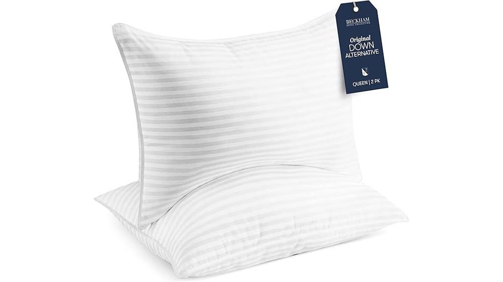 set of 2 bed pillows