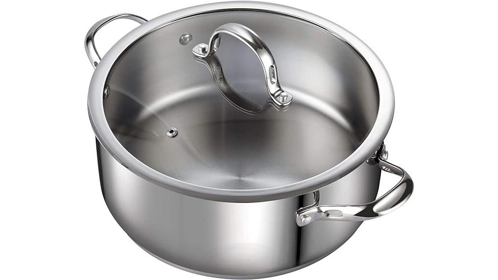 seven quart stainless steel