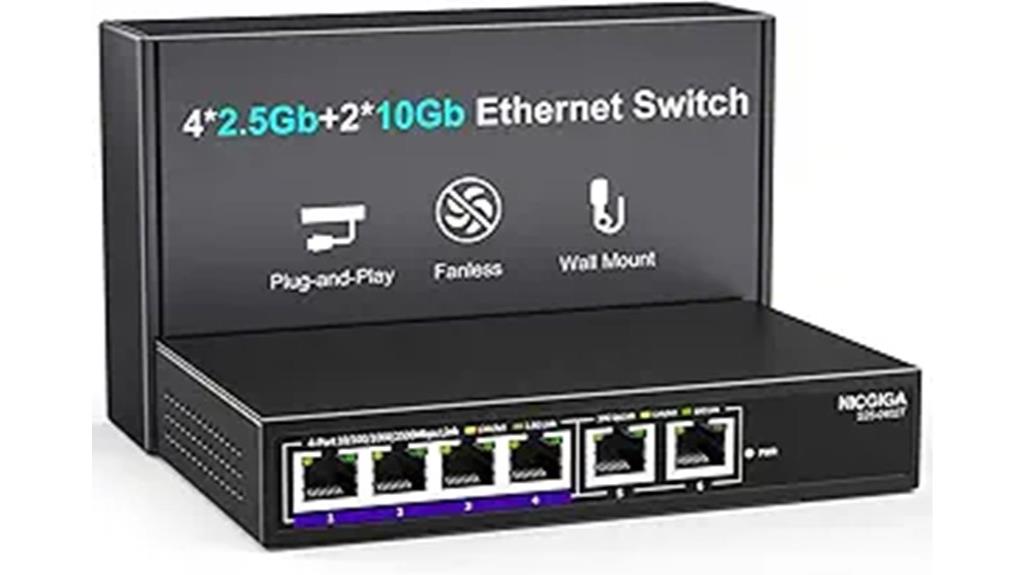 six port 10gb ethernet switch