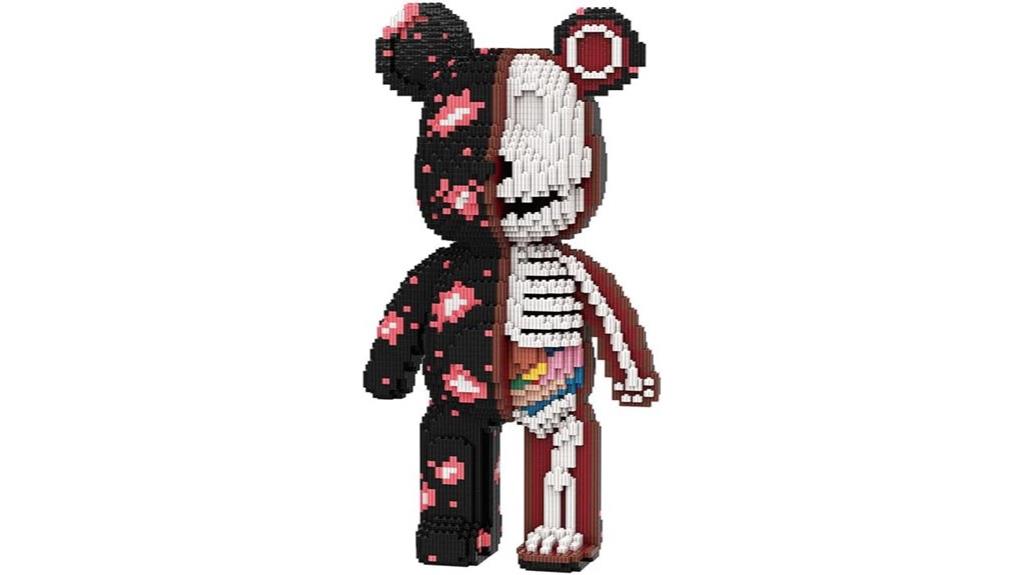 skeleton bear building blocks