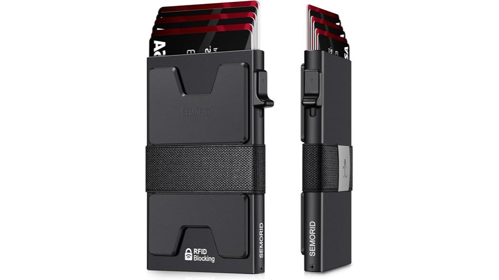 slim aluminum wallet