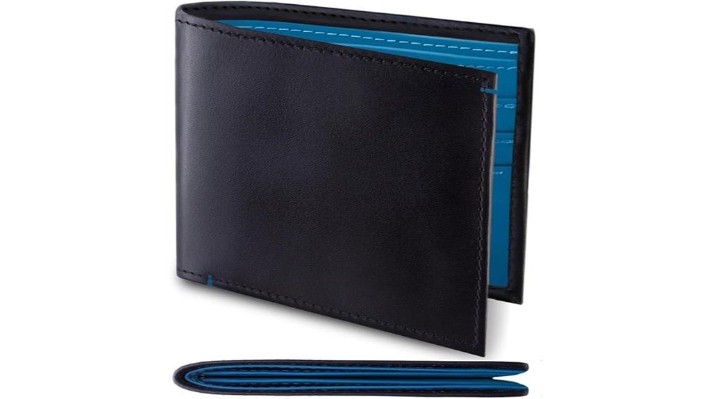 slim leather wallet