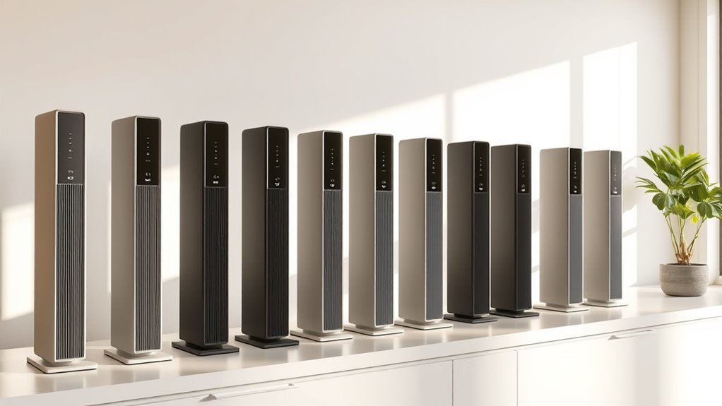 slim stylish air purifiers