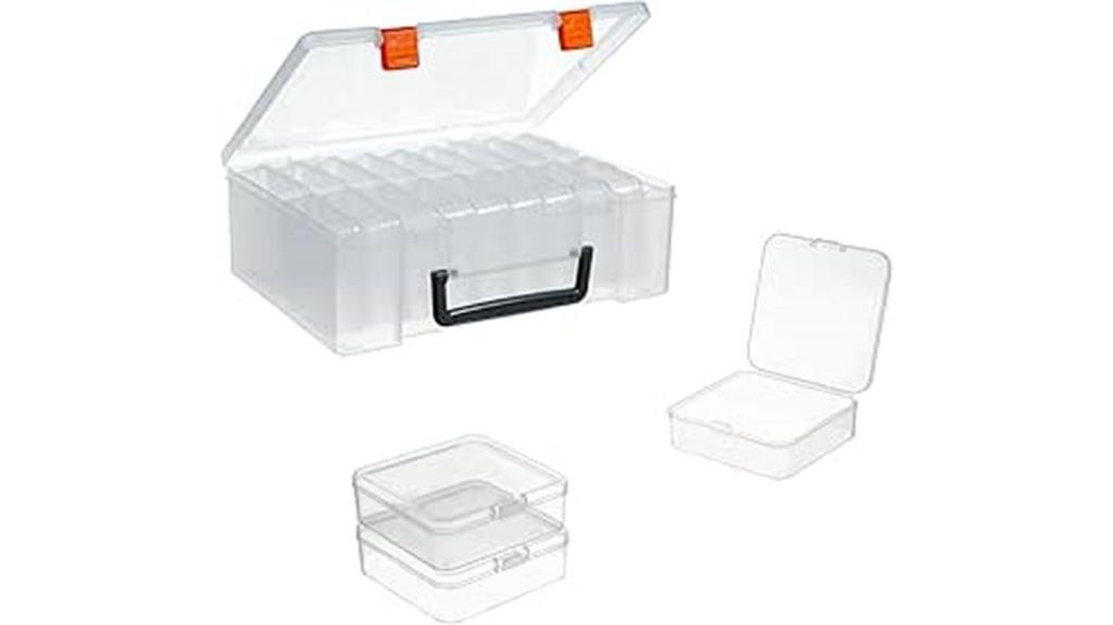 small plastic craft storage