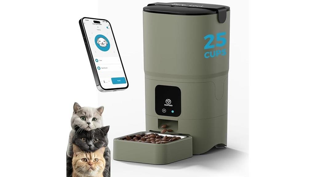 smart app controlled feeder