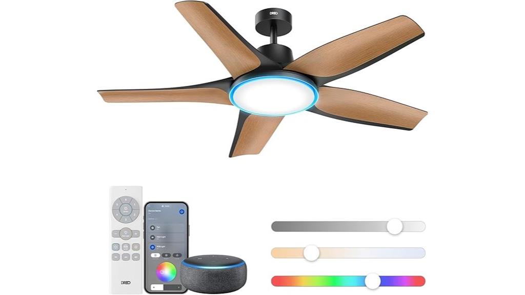 smart ceiling fan with lights
