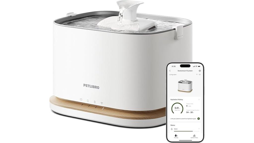 smart cordless pet fountain