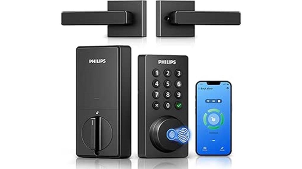 smart lock with handle