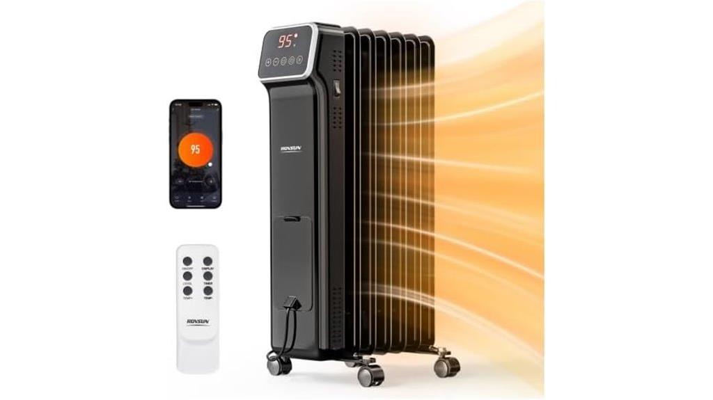 smart oil filled heater